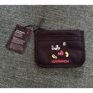 Lululemon Disney Mickey True Identity Card Case BNWT